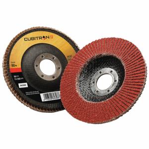 3M 969F Flap Disc, Ceramic Grain, 5 Inch Disc Diameter, 80 Abrasive Grit | CF2DTM 448F18