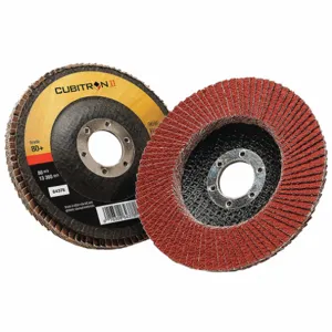 3M 969F Flap Disc, Ceramic Grain, 4 1/2 Inch Disc Diameter, 80 Abrasive Grit | CF2DUP 448D63