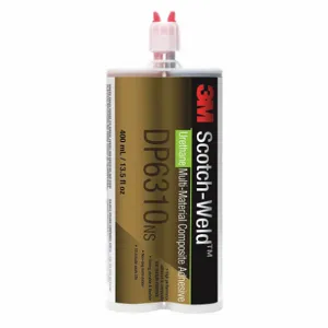 3M DP6310NS Urethane Adhesive, Ambient Cure, 400 mL, Dual-Cartridge, Green | CN7TXR 483U22