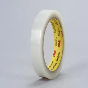 3M 856 Polyester Film Tape, Rubber Adhesive, 4 x 72 Yd., Clear, 8 Pk | CD2LJA 52JT03