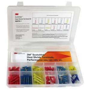 3M SHSTK-1 Wire Terminal Kit, Crimp Termination, 120 Pieces | CV4QAE 53EL74