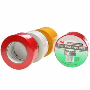 3M 3903WHITE Vinyl Duct Tape, White, 2 Inch Sizex50 yd | CN7WNH 50RZ29