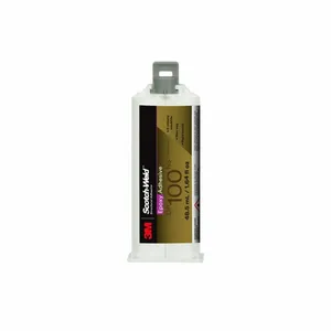 3M 100NS Epoxy Adhesive, Ambient Cured, 200 Ml, Dual-Cartridge, Clear, Paste, 12 PK | CN7UDT 2JBP5