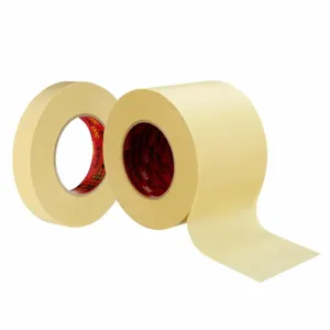 3M 2693 Paper Masking Tape, Rubber Tape Adhesive, 7.9 mil Thick, 24 mm X 55 m, Tan, 36 Pk | CE9TZT 54UC38