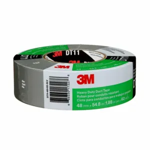 3M DT11 Duct Tape, 1 7/8 Inch X 60 Yd, Silver, Continuous Roll, Pack Qty 1 | CN7UCE 48YF86