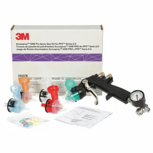 3M 26578 Spray Gun Kit, Pressure, 13 cfm @ 24 psi | CE9FRC 55EK62