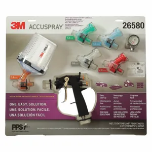 3M 26580 Spray Gun Kit, Pressure, 13 cfm @ 24 psi | CE9FRB 55EK52