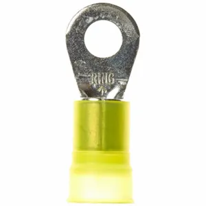 3M MN4-516RK Ring Terminal Yellow Brazed 4 Awg, 200 Pk | AC2FLZ 2JLY8