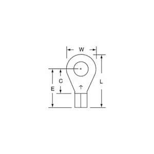 3M MU10-14R/SK Ring Terminal Bare Butted 12 To 10, 500 Pk | AB9KTP 2DPX6