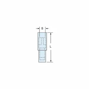 3M MNG14-180DFIK-A Female Bullet Disconnect Blue, 1000 Pk | AB9KXV 2DRW3