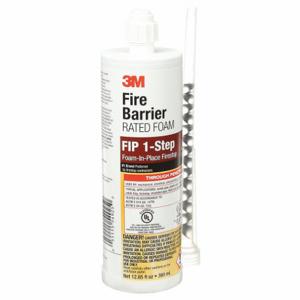 3M FIP 1-STEP Firestop Sealant, 13 Oz Cartridge, 2 Hr Fire Rating, Red-Brown | CF2DXP 19UC77