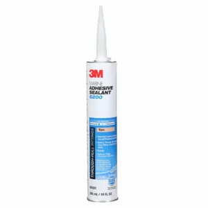 3M 5200 Tan Marine Adhesive Sealant, Polyurethane, 10.0 Oz Cartridge, 12 Pk | CE9DYR 2JBH1