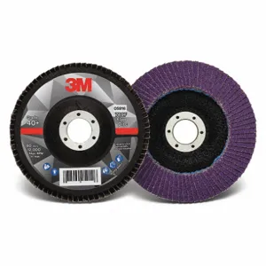 3M 769F Flap Disc, Ceramic Grain, 5 Inch Disc Diameter, 40 Abrasive Grit | CF2DUE 498X99