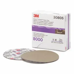 3M 30805 Polishing Pad, Foam, 5 Inch Size, 15 Pk | CE9TCE 55EE09