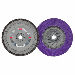 3M 7100242991 Flap Disc, Type 29, 5 Inch x 5/8 11, Ceramic, 60 Grit, Plastic Bk, Std Density, 769F | CN7UKT 498Y26