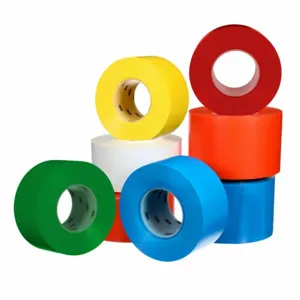 3M 971 Floor Marking Tape, Solid, L, 4 Inch Width | CF2DJJ 488D01