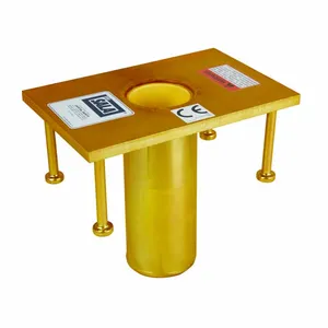 3M 8510311 Floor Mount Cast, 9 1/4 Inch, Floor Mnt, Davit Base, 8 Inch Length, Gold, Zinc Plated | CP2MPP 61DG59