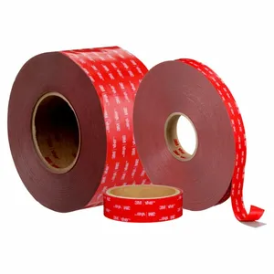 3M RP+040GF Double-Sided Foam Tape, Acrylic, 1/2 Inch X 36 Yd, 16 Mil Tape Thick, Gray, 18 PK | CN7WHA 799Z02