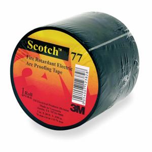 3M 77 Black-1-1/2x20 ft Electrical Tape 1-1/2 x 20 Feet 30 Mil Black | AA9VRQ 1GAA4