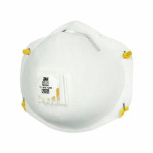 3M 8515HA1-A Disposable Respirator, Dual, Non-Adj, Metal Nose Clip, Std, White, M Mask Size, N95, 12 PK | CN7TYK 2JCN8