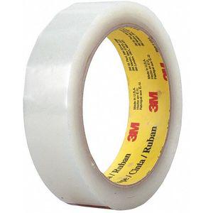 3M 856 Polyester Film Tape, Rubber Adhesive, 4 x 72 Yd., Clear, 8 Pk | CD2LJA 52JT03