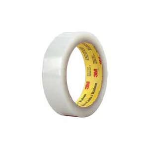 3M 856 Polyester Film Tape, Rubber Adhesive, 4 x 72 Yd., Clear, 8 Pk | CD2LJA 52JT03