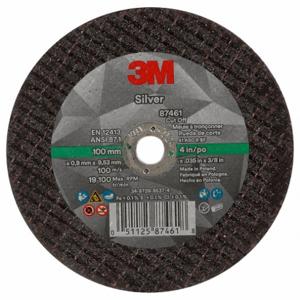 3M 87461 Abrasive Cut Off Wheel, 4 Inch Diameter, Ceramic Grain, 0.035 Inch Thick, Type 1 | CF2UHC 450Y20