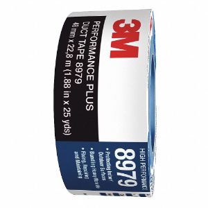 3M 8979 Utility Duct Tape, 6 Inch X 55 m, 12.1 mil Thick, Blue Plastic, 6 Pk | CE9CQY 54EN73