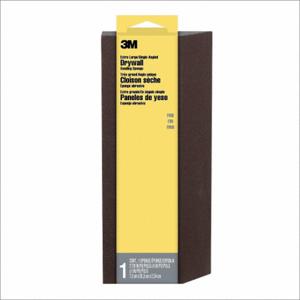 3M 910-DSA-12 Single-Angle Sanding Sponge, 2 7/8 x 8 x 1 Inch Size, Aluminum Oxide, Fine | CN7WCY 375PE6