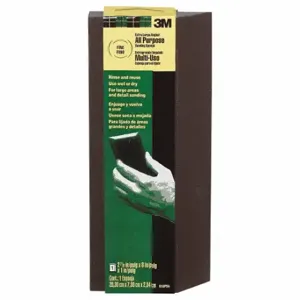 3M 910PSA-MASS Sanding Sponge, 2 7/8 Inch X 8 X 1 Inch Size, Aluminum Oxide, Fine, 1 | CN7WCF 804CR7