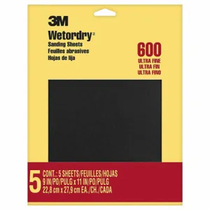 3M 918DCNA Contour Sanding Sponge, 4 1/2 Inch W X 5 1/2 Inch L X 3/16 Inch T, Aluminum Oxide, 24Pk | CN7WAL 293H85