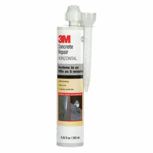 3M 96596 Gray Concrete Repair, 8.4 Oz Cartridge, Coverage Not Specified | CF2BFY 4TY45