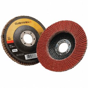 3M 969F Flap Disc, Ceramic Grain, 4 1/2 Inch Disc Diameter, 40 Abrasive Grit | CF2DVH 448D61