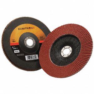 3M 969F Flap Disc, Ceramic Grain, 7 Inch Disc Diameter, 40 Abrasive Grit | CF2DRV 448D67