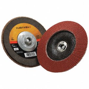 3M 969F Flap Disc, Ceramic Grain, 7 Inch Disc Diameter, 60 Abrasive Grit | CF2DRK 448D83