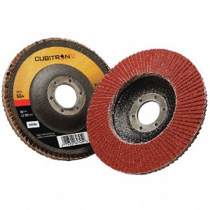 3M 969F Flap Disc, Ceramic Grain, 4 1/2 Inch Disc Diameter, 60 Abrasive Grit | CF2DVB 448D80
