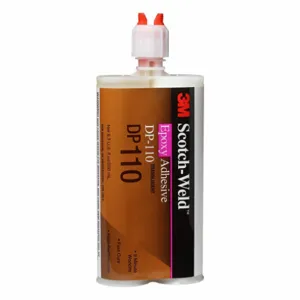 3M DP110 Epoxy Adhesive, Ambient Cured, 200 Ml, Dual-Cartridge, Clear, Gel, 12 PK | CN7UDK 2JCC3