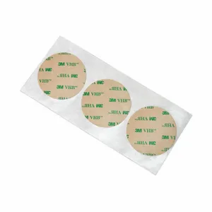 3M F9460PC Adhesive Transfer Tape Circle 1 Inch, 5 Pk | AD6KLW 45K686