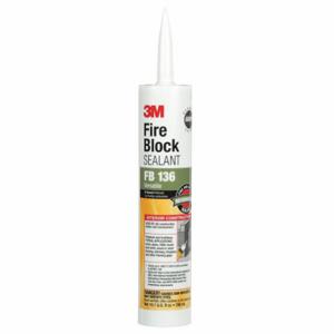 3M FB136 Firestop Sealant, 10 Oz Cartridge, Not Rated Fire Rating, Gray | CF2DYA 5PB33