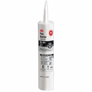 3M FD150+RED(10.1OZ) Firestop Sealant, 10 Oz Cartridge, Up to 4 Hr Fire Rating, Red | CF2DXU 18M459