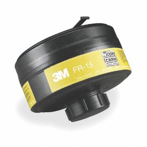 3M FR-15-CBRN Gas Mask Canister, NIOSH Rating CBRN, Color Code Olive, 4 Pk | CF2BWP 4DA62