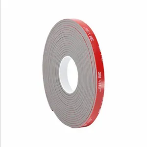 3M GPH060GF Double-Sided Foam Tape, Acrylic, 1 Inch x 5 yd., 45 mil Tape Thick, Gray | CN2RAP 1-5-RP32 / 15C938