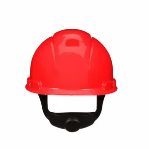 3M H-705FR-UV Hard Hat, Baseball Head Protection, Red, Ratchet, HDPE, Gen Purpose | CN7VEF 788VL8