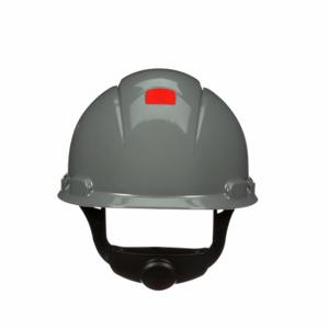 3M H-708SFR-UV Hard Hat, Baseball Head Protection, Gray, Ratchet, HDPE, Gen Purpose | CN7VEB 788VM1