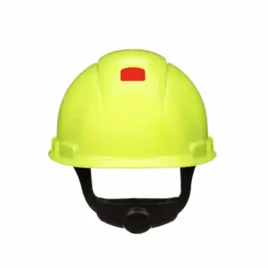 3M H-709SFR-UV Hard Hat, Baseball Head Protection, Hi-Visibility Yellow, Ratchet, HDPE | CN7VEE 788VM2