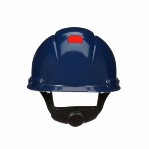 3M H-710SFR-UV Hard Hat, Baseball Head Protection, Hi-Visibility Blue, Ratchet, HDPE | CN7VEC 788VM3