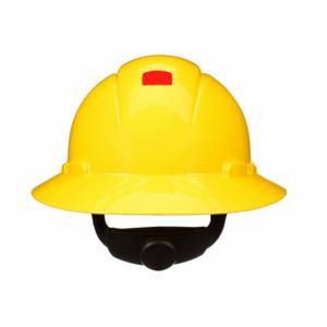 3M H-802SFR-UV Full Brim Hard Hat, Full Brim Head Protection, Yellow, Ratchet, HDPE | CN7VDV 788VM5