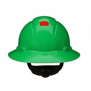 3M H-804SFR-UV Schutzhelm mit voller Krempe, Kopfschutz mit voller Krempe, grün, Ratsche, HDPE | CN7VDN 788VM7