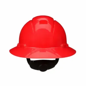 3M H-805SFR-UV Full Brim Hard Hat, Full Brim Head Protection, Red, Ratchet, HDPE | CN7VDT 788VM8