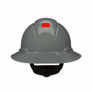 3M H-808SFR-UV Vollrand-Schutzhelm, Vollrand-Kopfschutz, Grau, Ratsche, HDPE | CN7VEH 788VN1